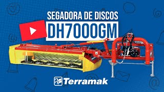 Segadora de discos con acondicionador de rodillos TERRAMAK  DH7000GM  Bellon Segadoras [upl. by Kally]