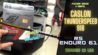 CASLON Thunderspeed 918 amp RS Enduro 61 white M23 C23 [upl. by Yltneb480]