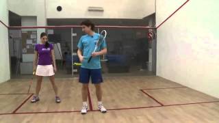 Squash podstawowe uderzenia Pierwsze kroki na korcie Scout Fitness Club [upl. by Heydon]