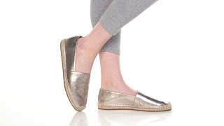 COACH Carley Metallic Leather Espadrille SKU 9857740 [upl. by Hazen]