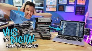 How to Convert VHS Tapes to Digital [upl. by Ednew]