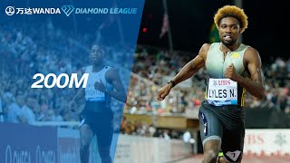 Noah Lyles clocks 1956 to beat Michael Norman in Lausanne 200m  Wanda Diamond League 2022 [upl. by Zirkle471]