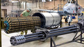 Inside US Air Force Massive Facility Maintaining A10’s Scary Gatling Gun [upl. by Orimar]