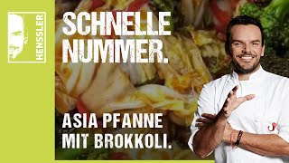 Schnelles Asia PfanneRezept mit Brokkoli Paprika und Avocado von Steffen Henssler [upl. by Letta]