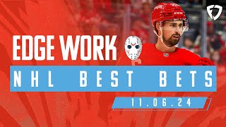 NHL PICKS AND PREDICTIONS TODAY 110624  Edge Work Presented by FanDuel [upl. by Tarr814]