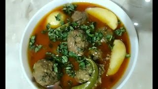 meat kofta recipe in pakistani style⭐️How to make beaf kofta⭐️recipe of meat ballkofta curry recipe [upl. by Narmis]