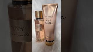 VICTORIA’S SECRET BARE VANILLA COMBO  Body mist amp Body lotion victoriasecret bodymist shorts [upl. by Carmelo249]