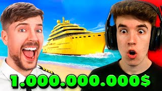 YATE de 1 vs YATE de 1000000000  REACCION a MRBEAST [upl. by Annaoj776]