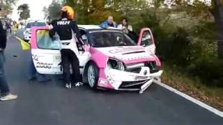 Incidente 2°Rally Ronde di Pomarance  Rally Crash [upl. by Assital]