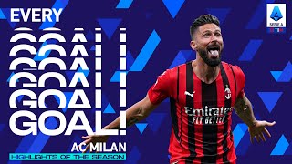 The goals that won the title  Every Milan Goal  Highlights of the season  Serie A 202122 [upl. by Yekcim]