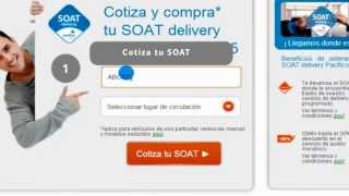 ¿Cómo comprar tu SOAT online  Autos  Pacífico Seguros [upl. by Yesrod]