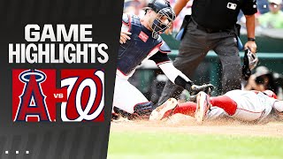 Angels vs Nationals Game Highlights 81124  MLB Highlights [upl. by Jestude351]