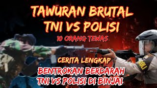 Perang Dahsyat Polisi Vs TNI di Binjai Sumut Siapa Pemenangnya [upl. by Ayotna346]