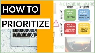 How to Prioritize Tasks Effectively GET THINGS DONE ✔ [upl. by Nagiam]