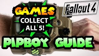 FALLOUT 4 GUIDE All Pipboy Games Locations [upl. by Wagoner]