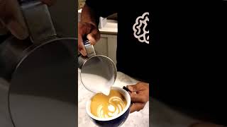 Barista latte art [upl. by Anom]