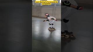 Fast skating in Rink speed skating  Suryavanshi Sports Academy  skating shorts reels [upl. by Ayotahs]