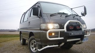 1994 Delica L300 5speed turbo diesel [upl. by Dnalyaw18]