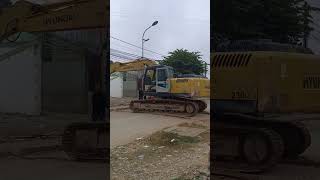 JCB Demolishes OLD HOUSE in Seconds shorts [upl. by Oirasec]