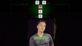 Özil Picked his 5ASIDE Team With Madrid Legends 😱🔥 what is Your 5ASIDE Team🤔 efootball2024 [upl. by Oreste]