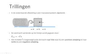 Natuurkunde modelleren 04 trilling [upl. by Tolley226]