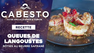 Recette queues de langoustes rôties au beurre safrané [upl. by Shermie837]