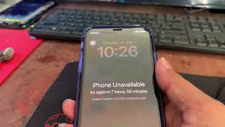 iPhone X iOS 167 Bypass iCloud PassCode By UNLOCKTOOL [upl. by Aryn]