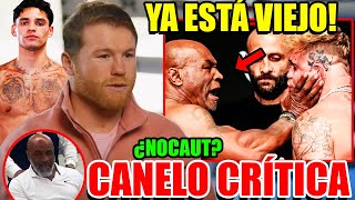 CANELO CRÍTICA la pelea de MIKE TYSON VS JAKE PAUL [upl. by Hanaj627]