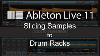 Ableton Live 11 Tutorial  Slicing Samples to Drum Racks [upl. by Cynera]