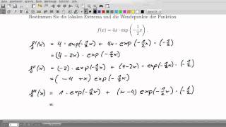 Analysis Extremwerte und Wendepunkte ermitteln [upl. by Aitnas]
