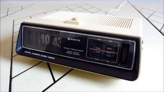 Sanyo flip clock for sale  Vintage Electronics Retro 1970s [upl. by Atnoid753]