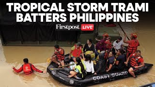 LIVE Tropical Storm Trami Devastates Philippines Over 80 Dead due to Intense Rains and Landslides [upl. by Nnodnarb568]