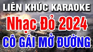 KARAOKE Liên Khúc Nhạc Cách Mạng  Nhạc Đỏ Còn Mãi Cực Hay  Karaoke Công Trình [upl. by Ytsanyd692]