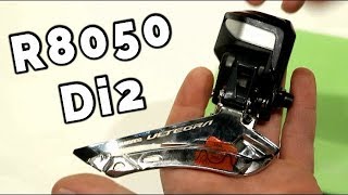 Shimano Ultegra FD R8050 Di2 Front Derailleur Overview and Weight [upl. by Bastian970]