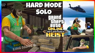 UPDATE GTA Online Cayo Perico Heist Solo Stealth Hard Mode PANTHER STATUTE  Full Bag Loot GTA 5 [upl. by Airtened438]