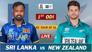 SRI LANKA vs NEW ZEALAND 1st ODI MATCH 2024  IND vs SA LIVE SCORES amp COMMENTARY [upl. by Phillane996]