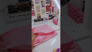 Unboxing pink bedsheet from Meesho meesho aesthetic pinterest unboxing room makeover haul [upl. by Murphy]