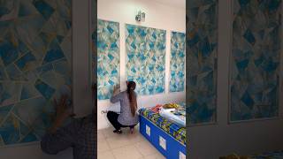 Part2 Bedroom Makeover under 350 Rs room makeover transformation shorts youtubeshorts diy [upl. by Idet]