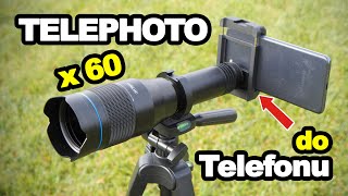 APEXEL 60x Telephoto Lens Kit  obiektyw do telefonu  Fajny gadżet 1 [upl. by Erdnassac283]