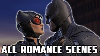 All ROMANCE scenes CATWOMAN KISS Batman Season 2 [upl. by Oneg]