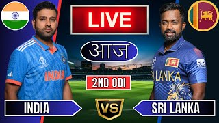 Live IND Vs SL Match Score  Live Cricket Match Today IND vs SL 2nd Odi live 2nd innings livescore [upl. by Madora915]