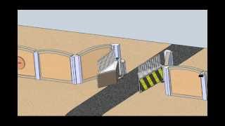 Design of Hydraulic Road Blocker [upl. by Huxley]