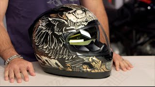 ICON Alliance GT Watchkeeper Helmet Review at RevZillacom [upl. by Laet740]