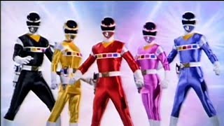 Super Sentai  Megarangers first morphing sequence [upl. by Nylyahs]