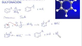 3 Benceno  Reacciones de halogenación nitración y sulfonación [upl. by Jany]