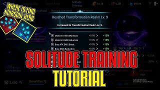 Solitude Training Tutorial and Where to find Noirsoul Herb TAGALOG  Mir4 [upl. by Aridatha860]