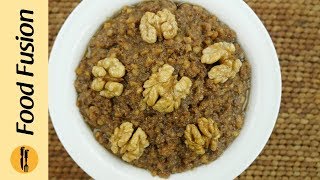 AKHROT KA HALWA MAKING  Veg Village Food [upl. by Yenahpets]