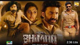 Bhimaa Full Movie Hindi Dubbed 2024 Update Gopichand New Movie  New South Movie  New Movie 2024 [upl. by Mert815]