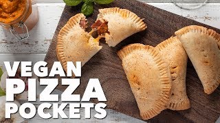 Vegan Pizza Pockets  Two Market Girls [upl. by Grewitz]