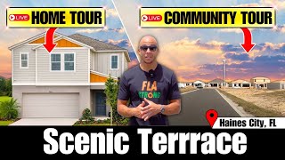 Scenic Terrace Haines City Florida  Comunity breakdown and home tour [upl. by Namus413]